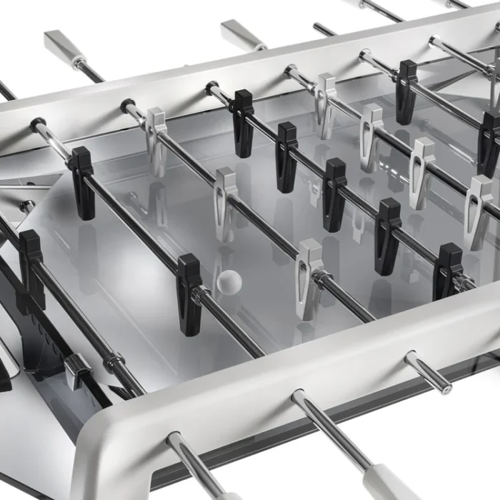 Derby White Foosball Table - Smoked Glass by Impatia 1 - Image 2
