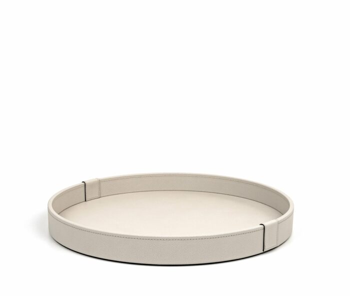 Gea vassoio medio_Cream Vassoio Rotondo Gea Pinetti - immagine 5