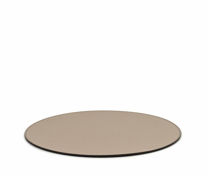 Round_Placemat_Taupe Round Placemat by Pinetti 1