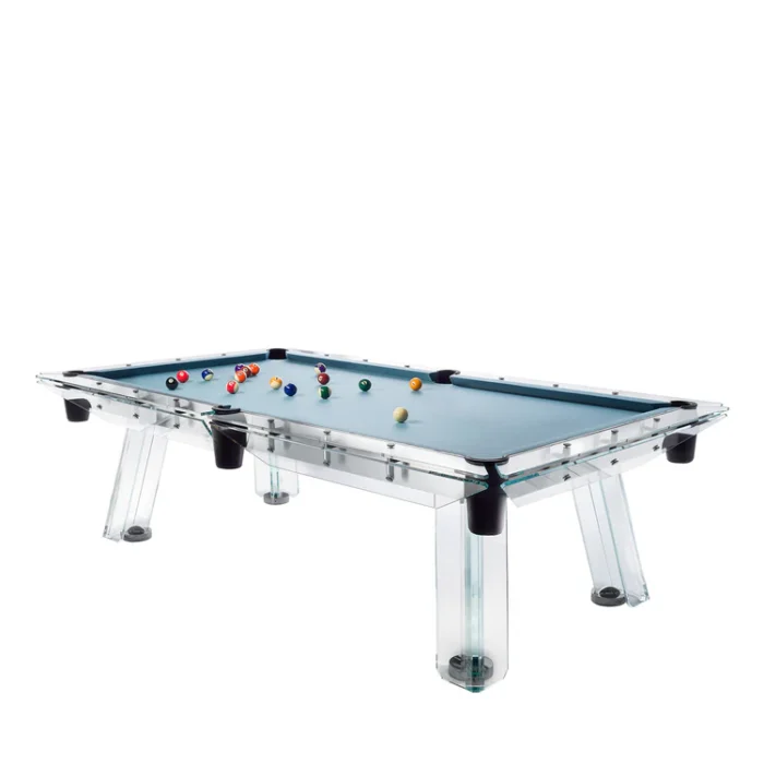 Filotto Glass Pool Table Black by Impatia 1 - Image 2
