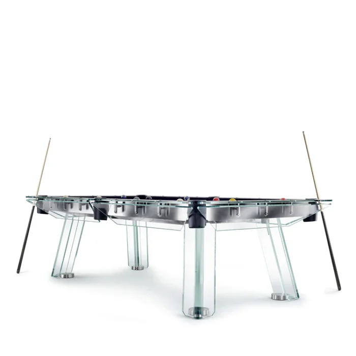 Filotto Glass Pool Table Black by Impatia 1 - Image 4
