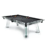 Filotto Glass Pool Table Black by Impatia 1
