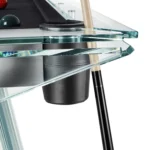 Filotto Glass Pool Table Black by Impatia 1 - Image 3