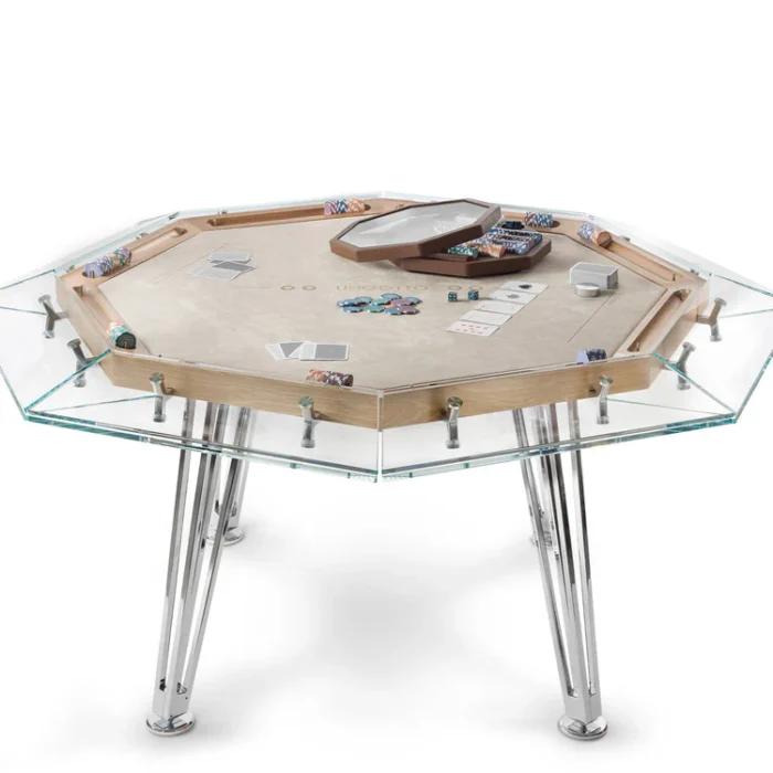 Unootto 8 Player Wood Edition Poker Table by Impatia - Image 3