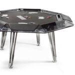 Unootto 8 Players Dark Marble Poker Table by Impatia - Image 4