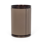 Cestino rotondo in metallo di Pinetti 1