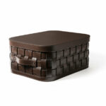 Demetra Cestino Rettangolare Piccolo con Coperchio di Pinetti 1