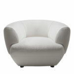 Vibieffe armchair Confident 360 white fabric