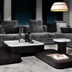 Set of 4 Side Table Quadri Tondo 9150 Accent by Gianluigi Landoni - Image 3