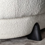 Vibieffe armchair Confident 360 in white fabric by Gianluigi Landoni - Image 2