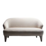 Vibieffe Atmosfera 1950 sofa white fabric by Gianluigi Landoni
