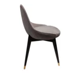 Vibieffe 4000 Royal Gray leather chair by Gianluigi Landoni - Image 4
