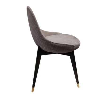 Vibieffe 4000 Royal Gray leather chair by Gianluigi Landoni
