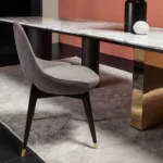 Vibieffe 4000 Royal Gray leather chair by Gianluigi Landoni - Image 2