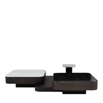 Set of 4 Side Table Quadri Tondo 9150 Accent by Gianluigi Landoni