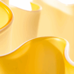 Venini Fazzoletti bicolour sandblasted