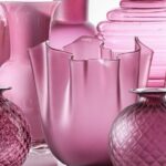 Stupendo vaso Venini FAZZOLETTO Masterpiece trasparente sabbiato disegnato da Fulvio Bianconi e Paolo Venini 1