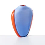 Venini Paladini firmati Emmanuel Babled in multicolore arancione blu chiaro