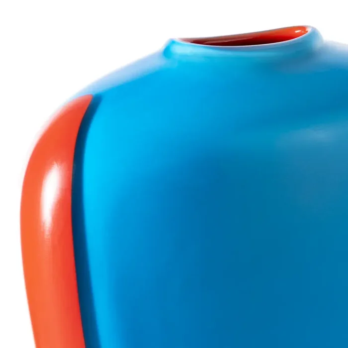 Venini Paladini di Emmanuel Babled in multicolore azzurro chiaro ed arancione