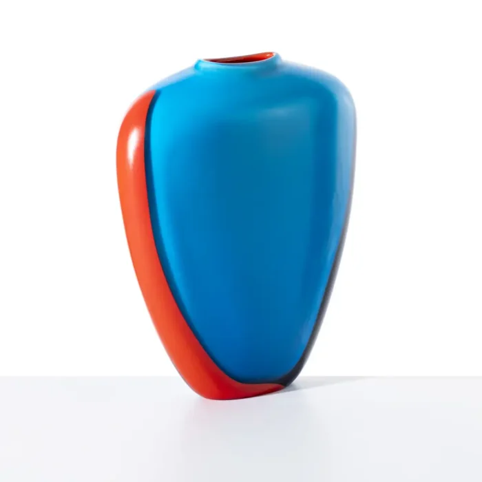 Venini Paladini di Emmanuel Babled in multicolore azzurro chiaro ed arancione