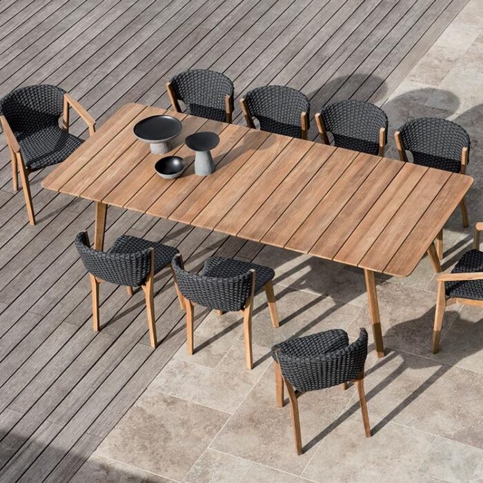 Ethimo Knit Rectangular table 1
