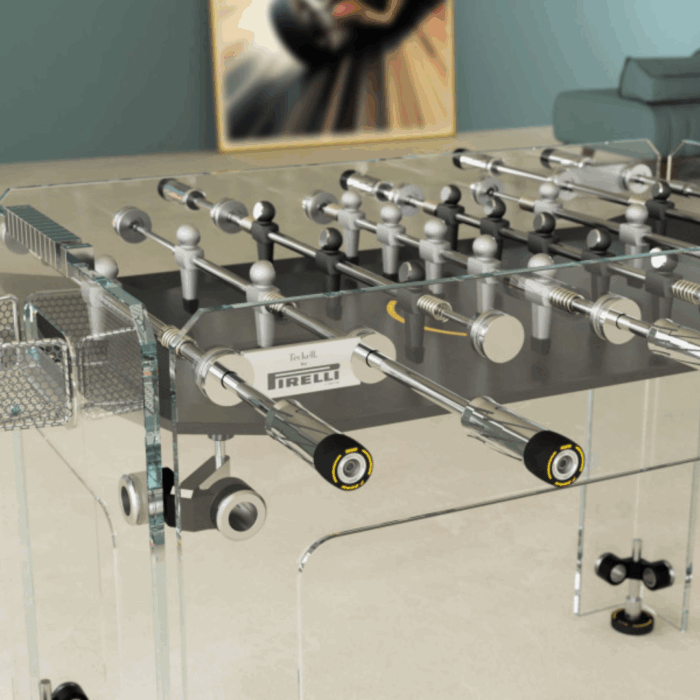 Cristallino PIRELLI Foosball Table by Teckell - Image 2