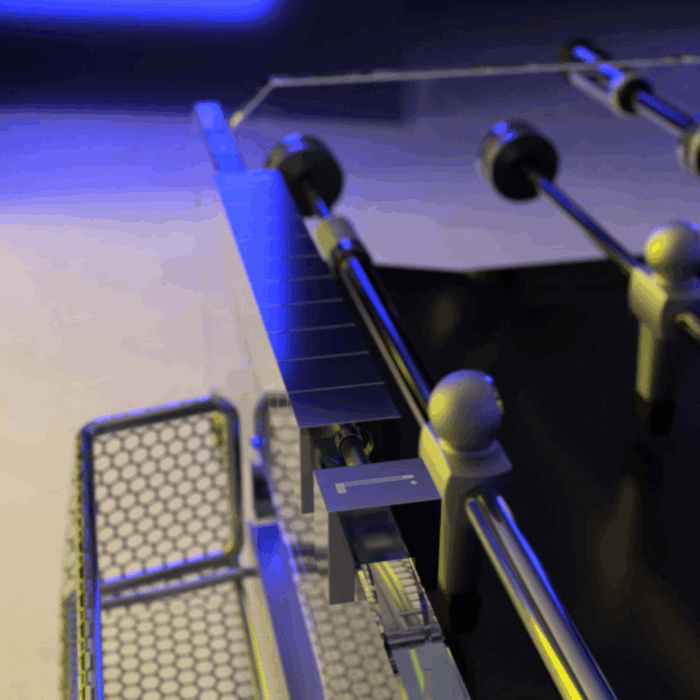 Cristallino PIRELLI Foosball Table by Teckell - Image 4