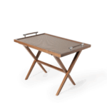 Pinetti dedalo folding bed table brown h44