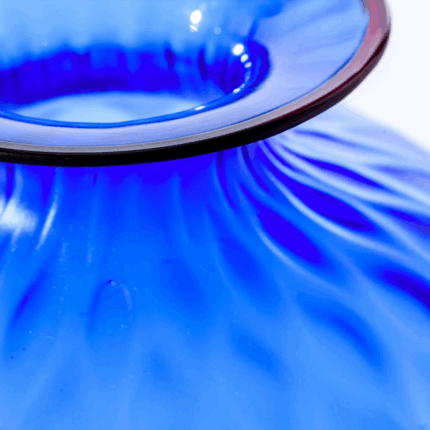 Venini Monofiore balloton Sand sapphire detail