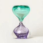 Venini Clessidra sommersa Lilla Menta