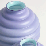 Venini deco lilla menta sandblasted details