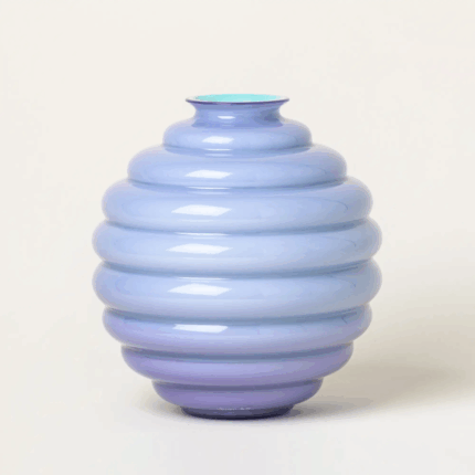 Deco Lilla Menta Opaline Large by Venini