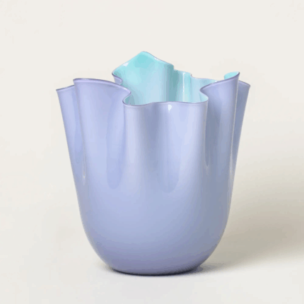 Venini Fazzoletto lilla menta opaline