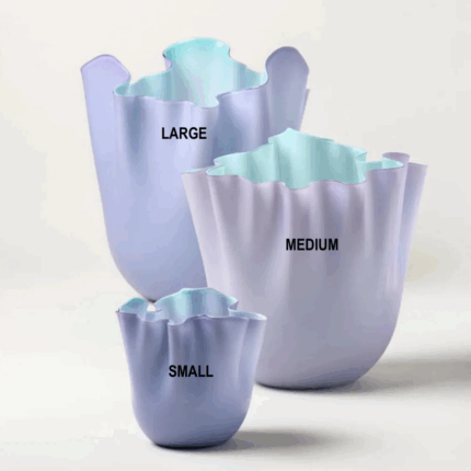 Venini Fazzoletto Lilla Menta sand collection