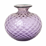 Venini Monofiore balloton bulbous lilla menta