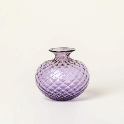 Venini Monofiore balloton bulbous lilla menta