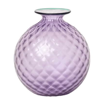 Venini Monofiore Balloton Lilla Menta sandblasted