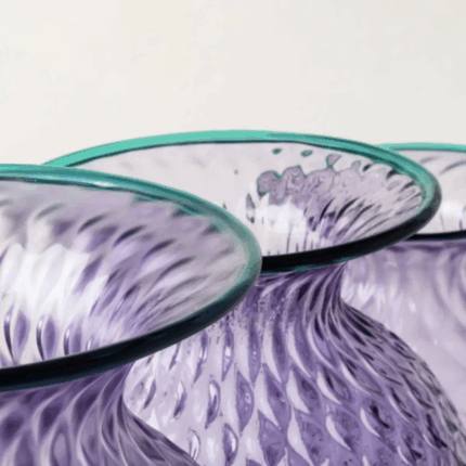 Venini Monofiore Balloton Lilla Menta details